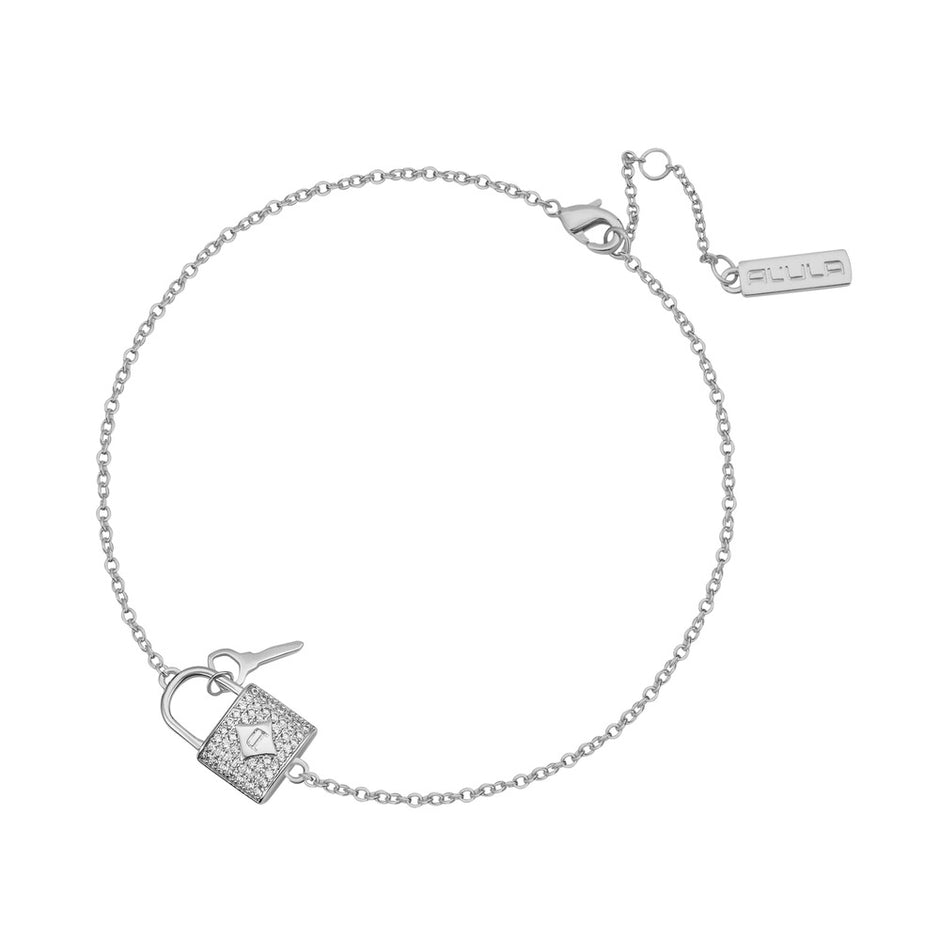 Women Slim Round White Bracelet