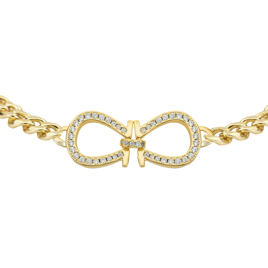 سوار سوليتير كريستال للنساء