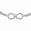 Women Solitaire Crystal White Bracelet