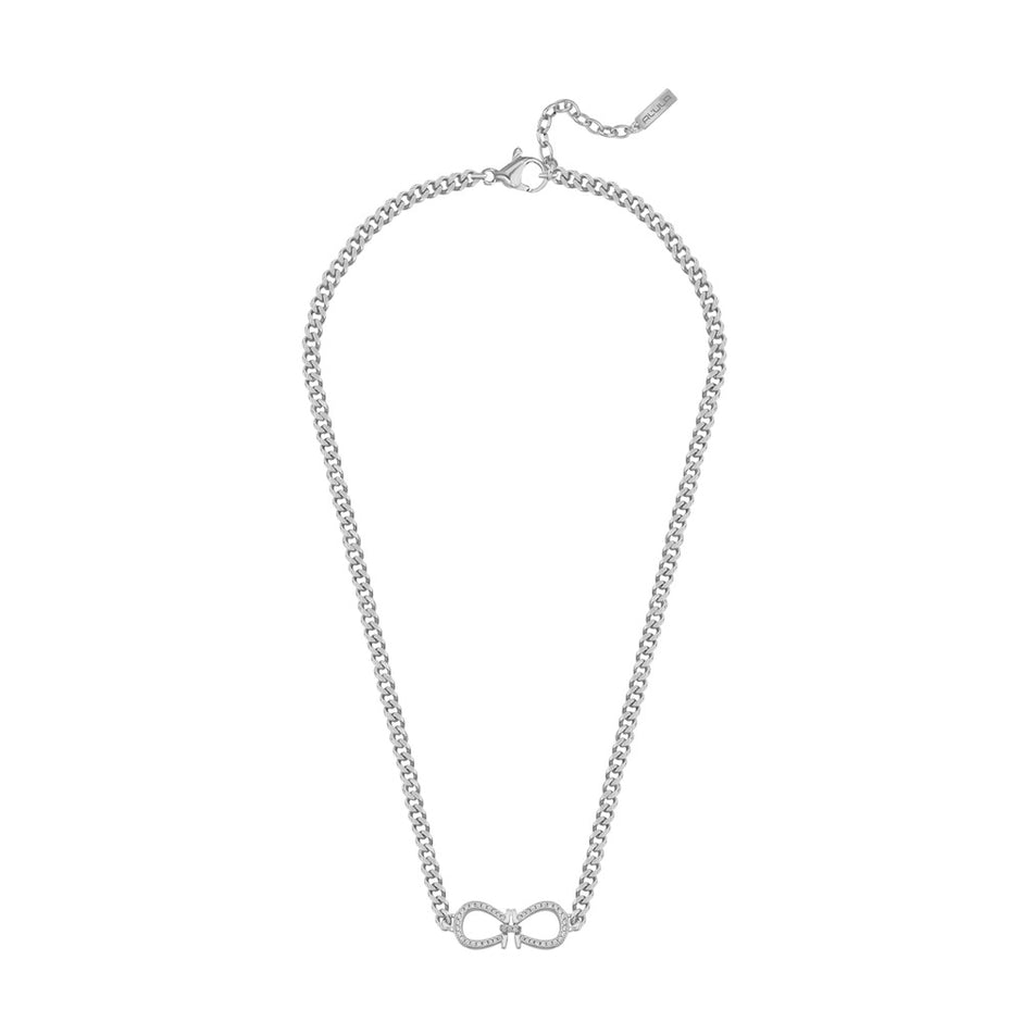 Women Solitaire Crystal White Necklace