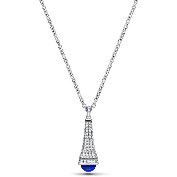 قلادة مارلي الفضية للنساء