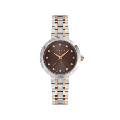 Women Brown Stainless Steel Watch