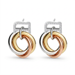 Women Bella Tri Tone Earrings