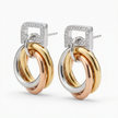 Women Bella Tri Tone Earrings