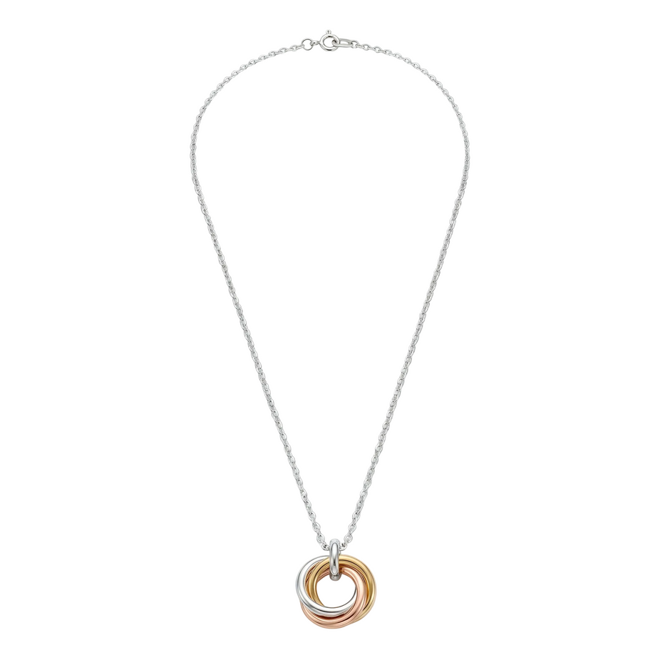 Women Bella Tri Tone Necklace