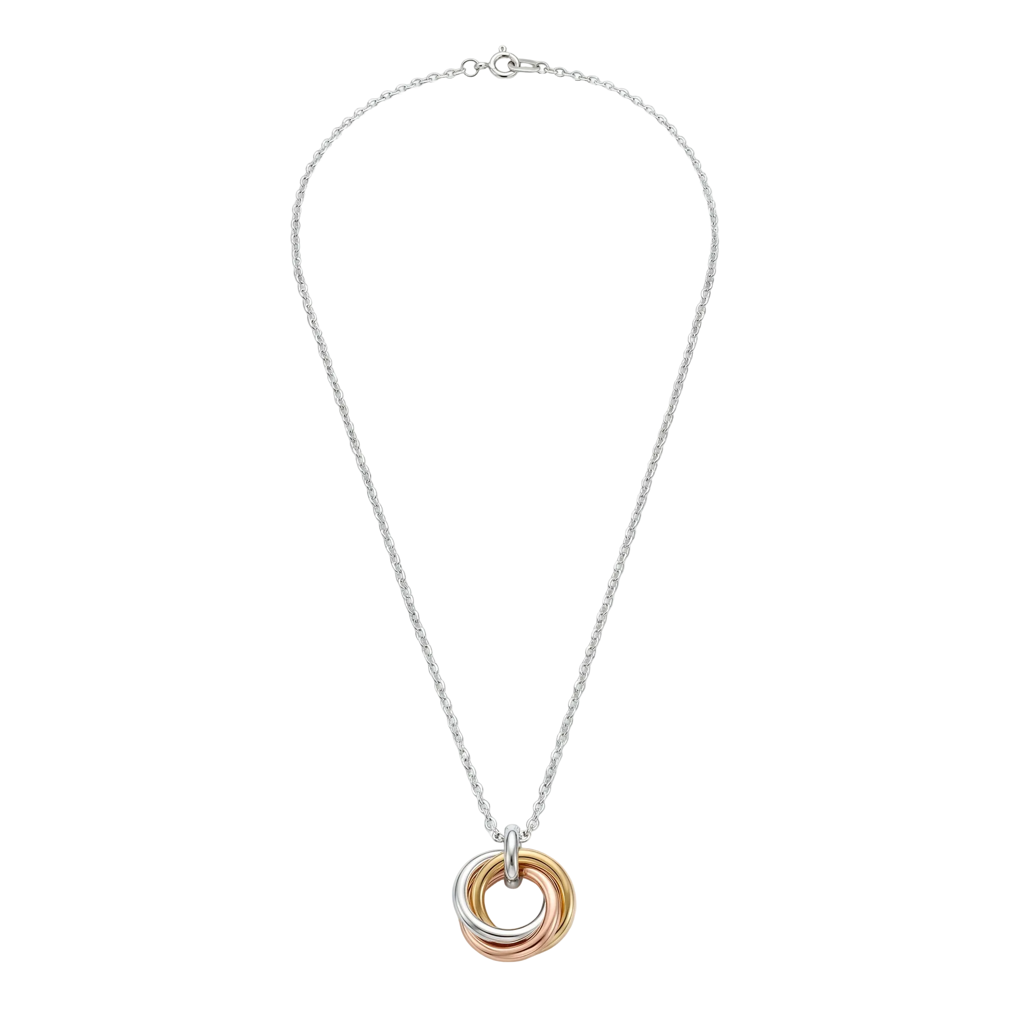 Women Bella Tri Tone Necklace