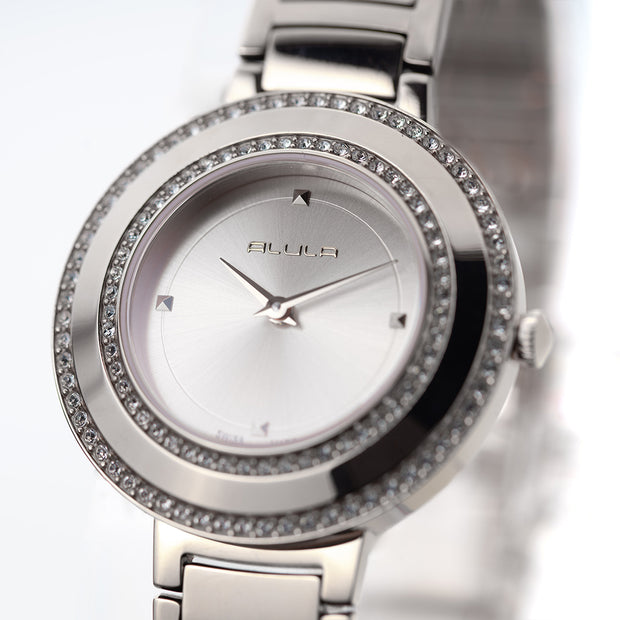 Women Silver Stainless Steel Watch