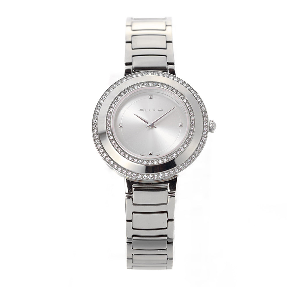 Women Silver Stainless Steel Watch