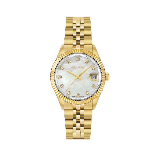Women White Gold Watch