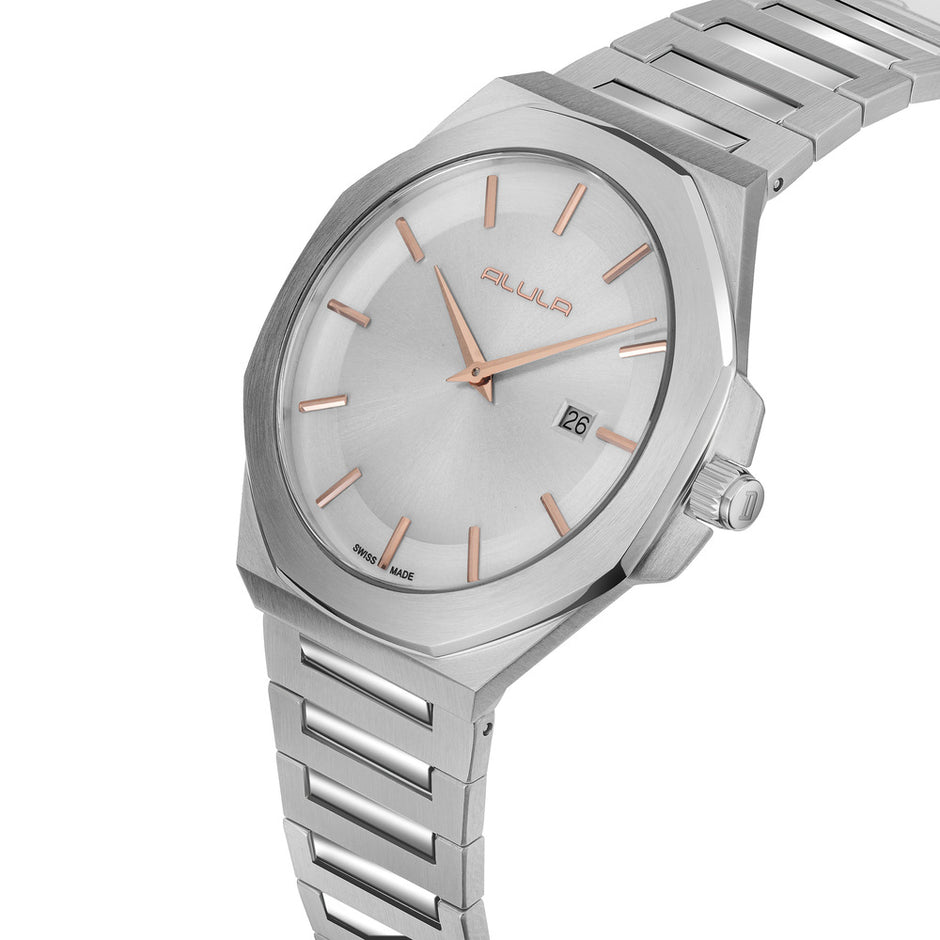 Men Silver Watch