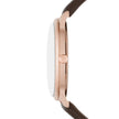 Men Minimalist Brown Watch