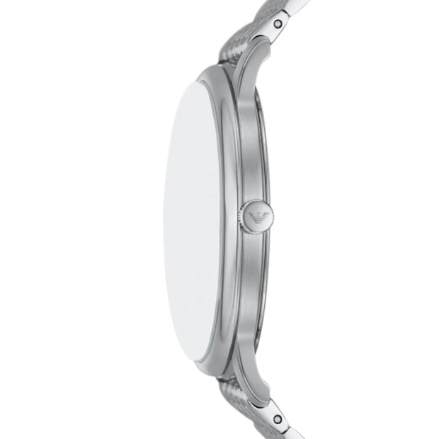 ساعة مينيماليست فضية رجالي مقاس 