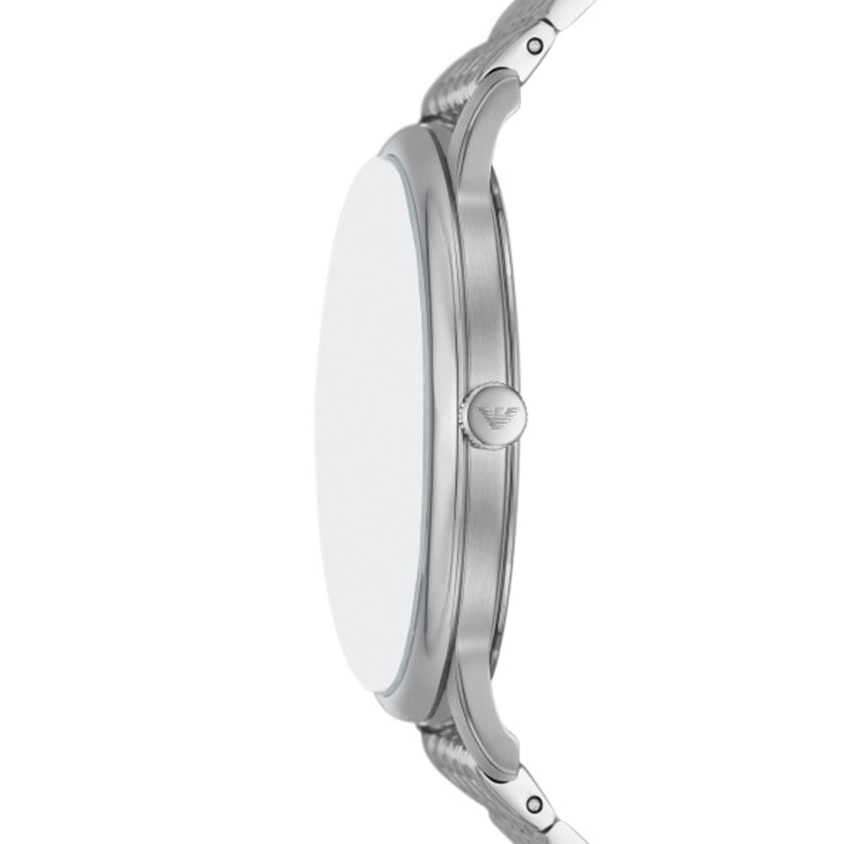 ساعة مينيماليست سوداء رجالي مقاس 