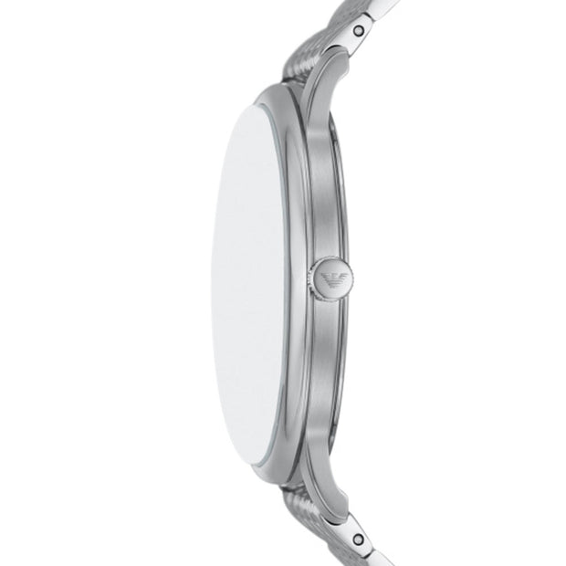 ساعة مينيماليست سوداء رجالي مقاس 