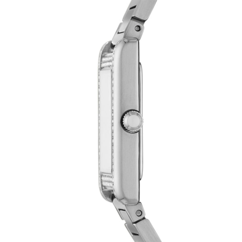 ساعة جيني فضية للنساء