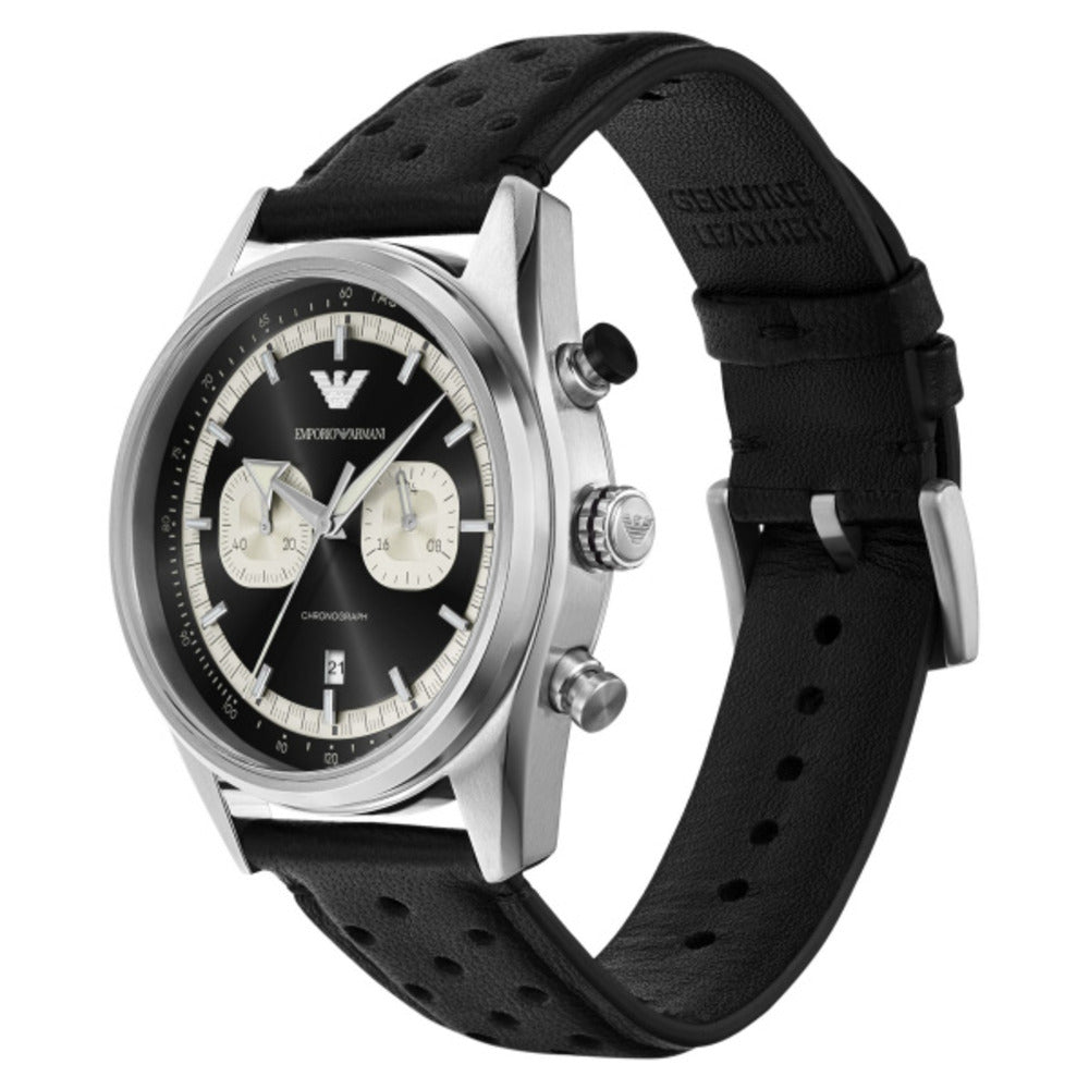 Men Racer Black 42mm Watch