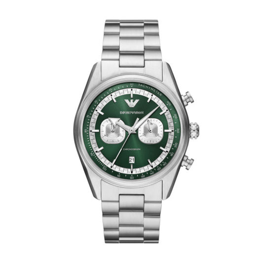 Men Racer Silver 42mm Watch