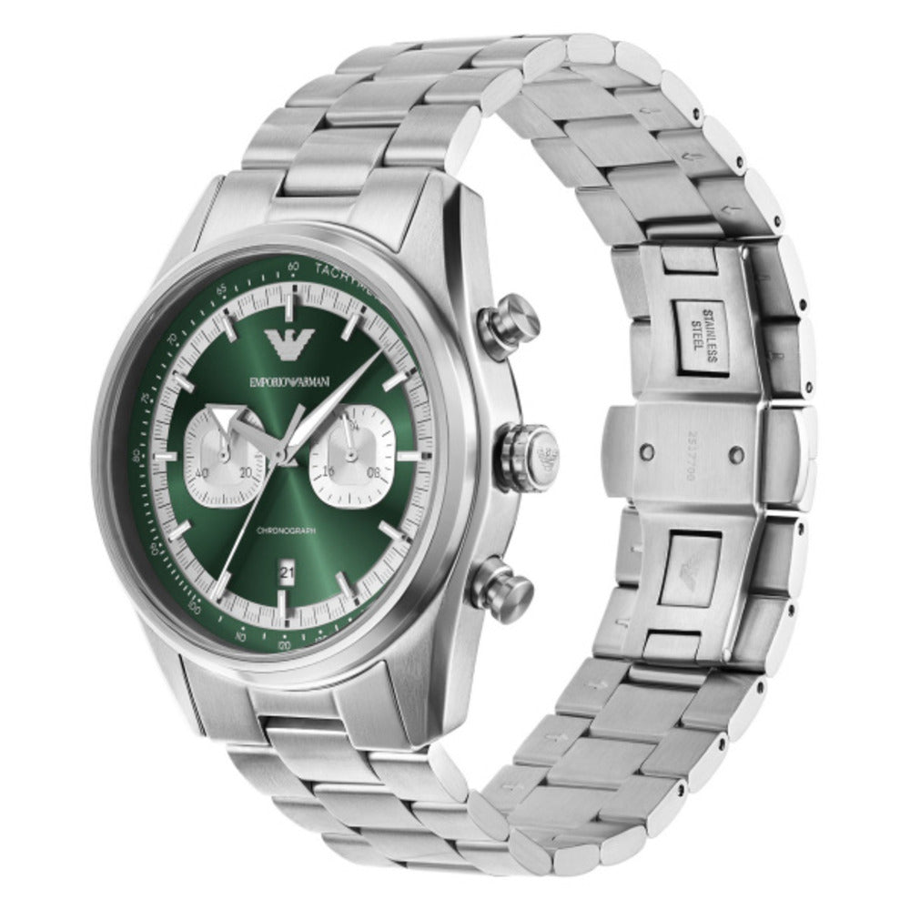 Men Racer Silver 42mm Watch