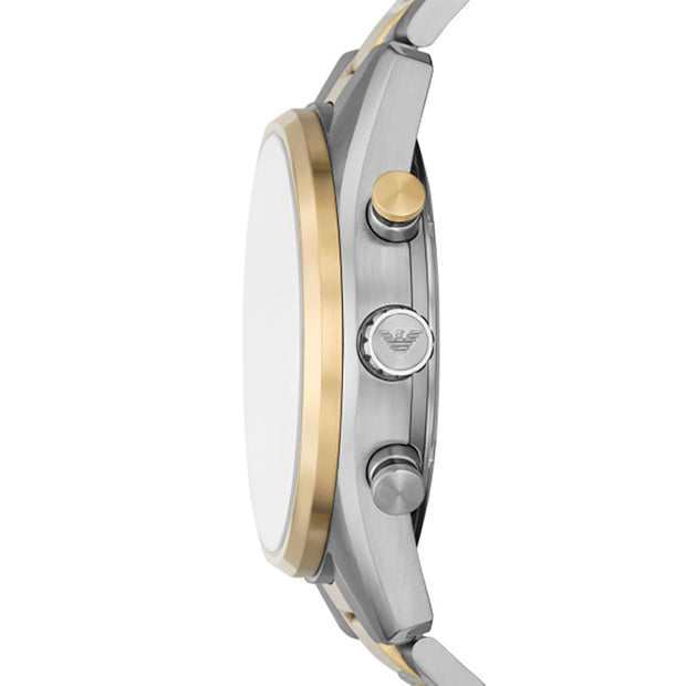 Men Armani Two Tone Watch