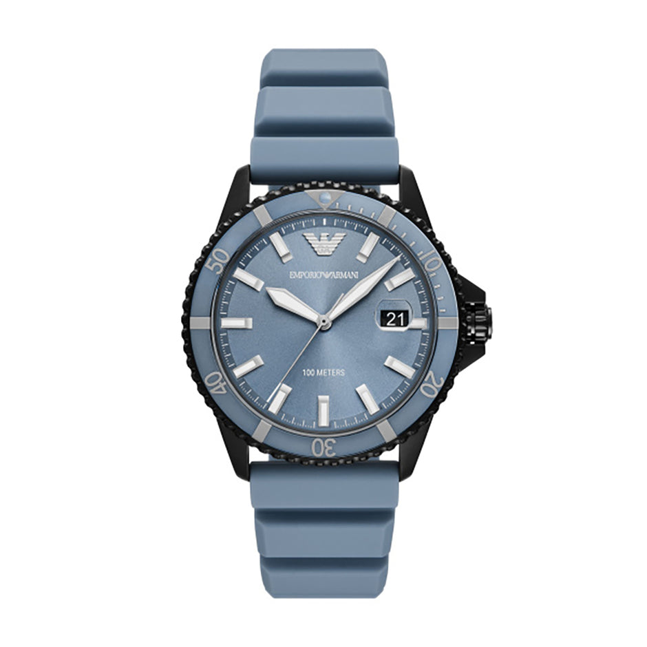 Men World Explorer Blue Watch