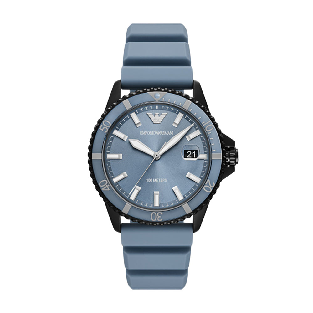 Men World Explorer Blue Watch