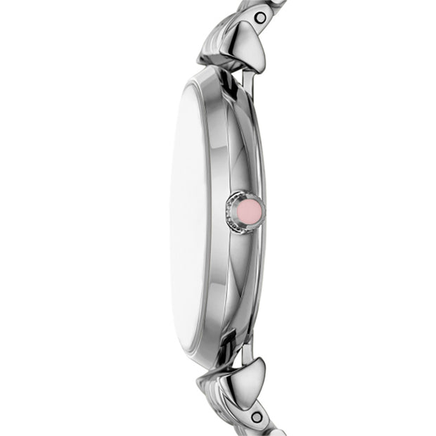 ساعة نسائية فضية