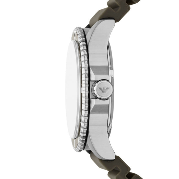 Men World Explorer Green Watch