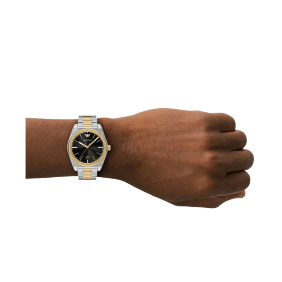 Men Two Tone Watch