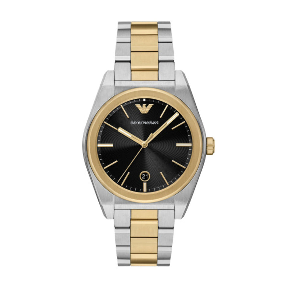 Men Two Tone Watch