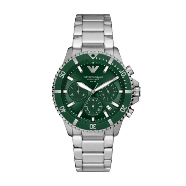 Men World Explorer Green watch