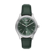 Men Green Leather Watch