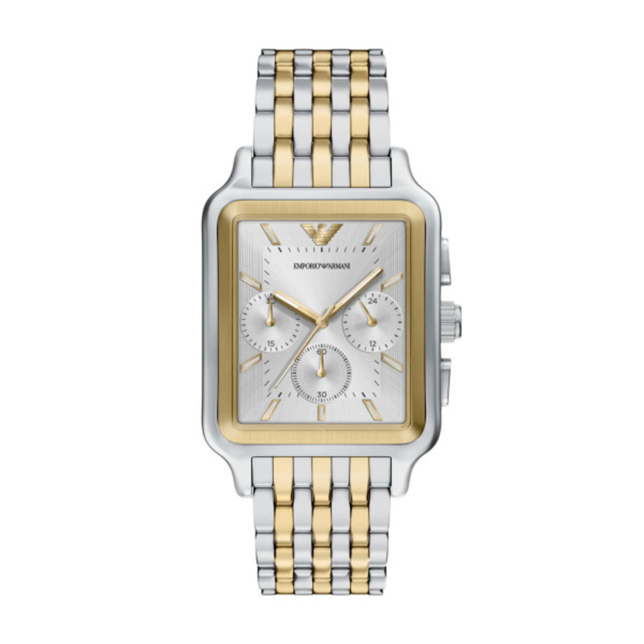 Men Two Tone Watch