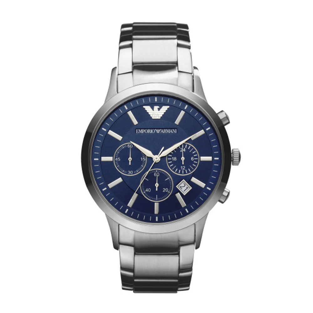 Men Silver 43mm Watch