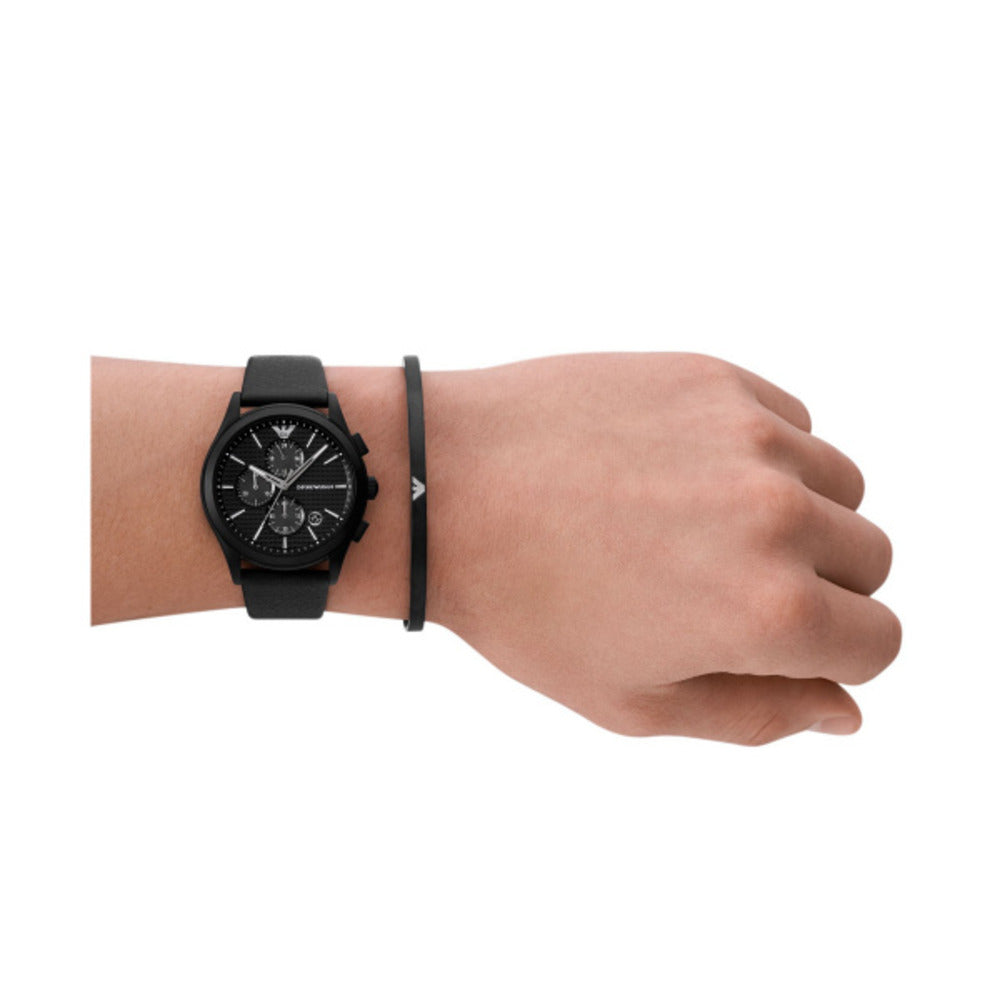 Men Paolo Black 42mm Watch