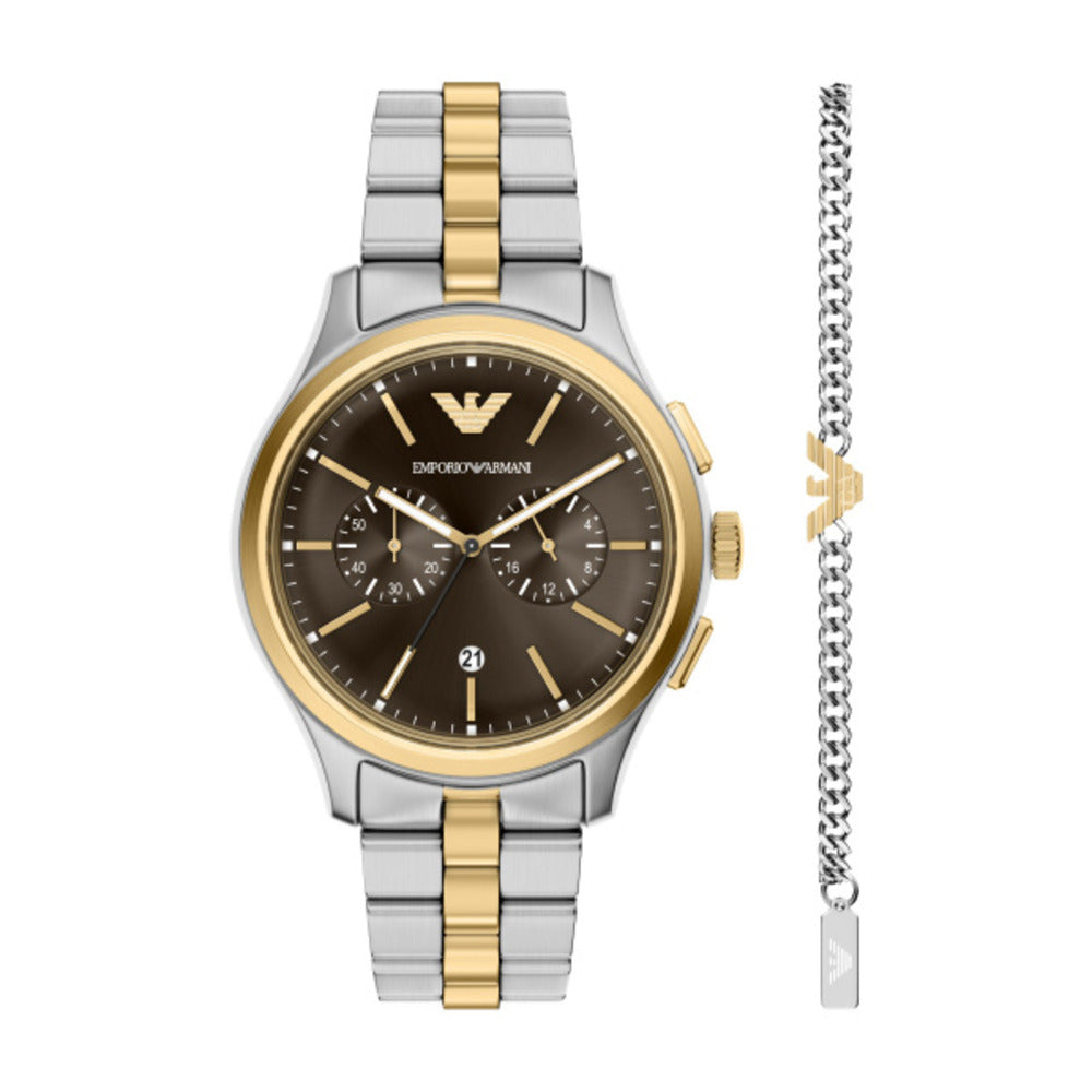 Men Two Tone Watch