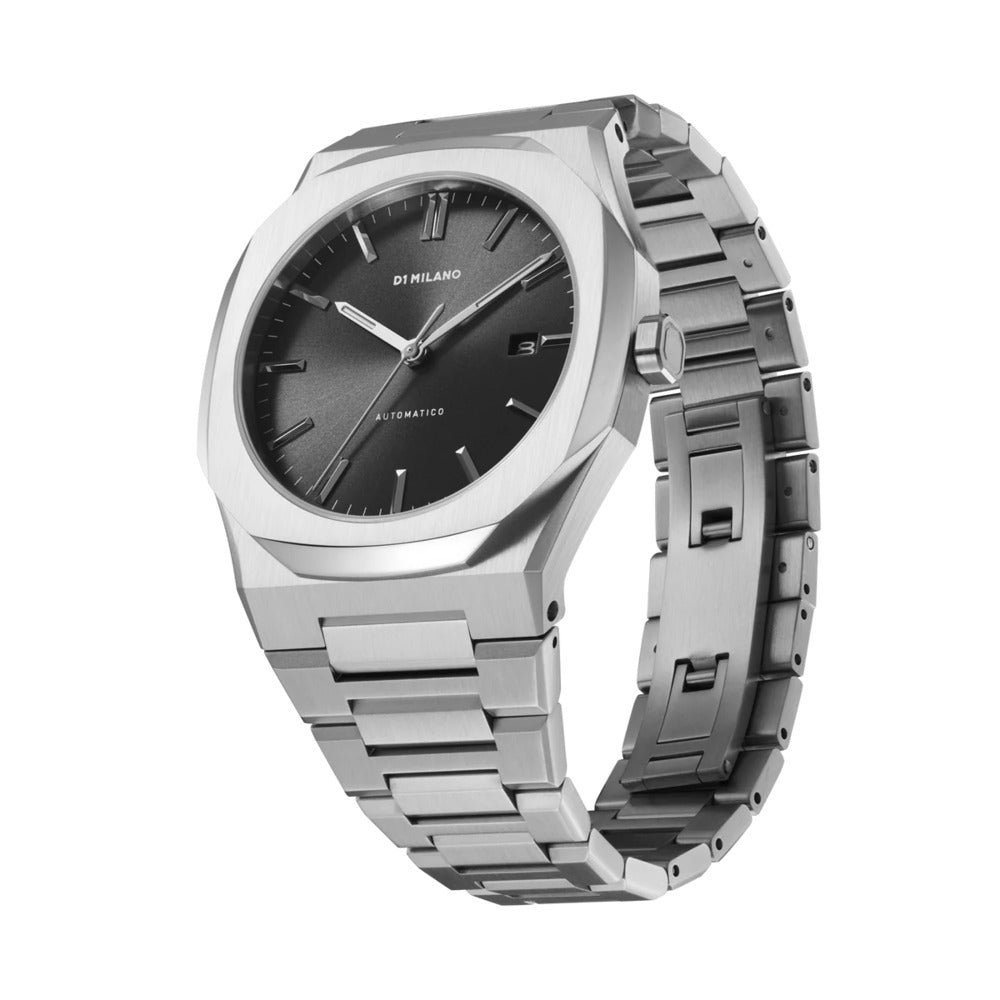 Men Automatic Silver 41mm Watch