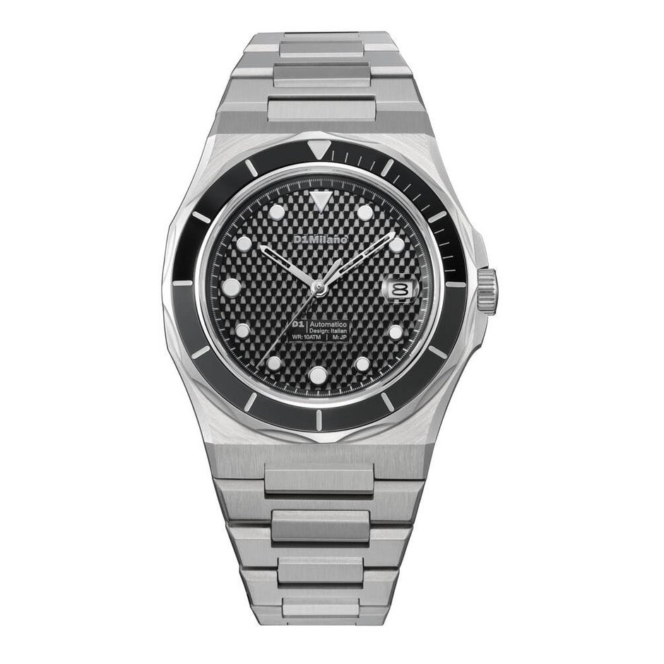 Men Automatic Silver Watch