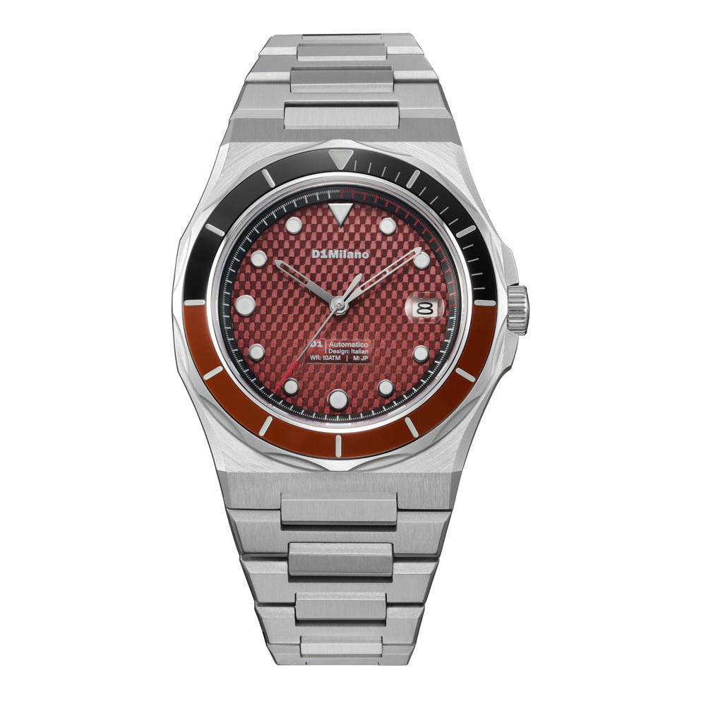 Men Automatic Silver Watch