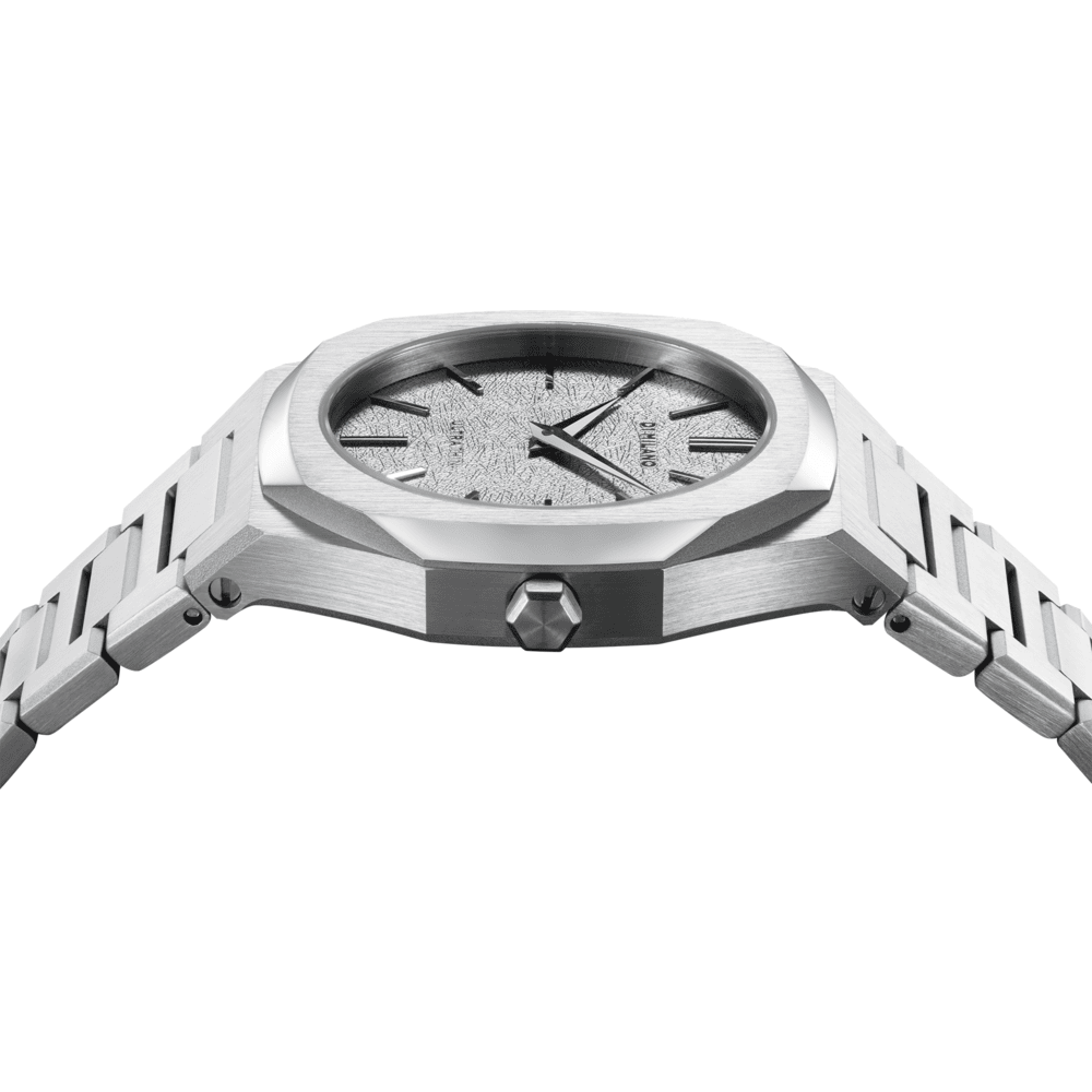 Women Ultra Thin Silver 30mm Watch