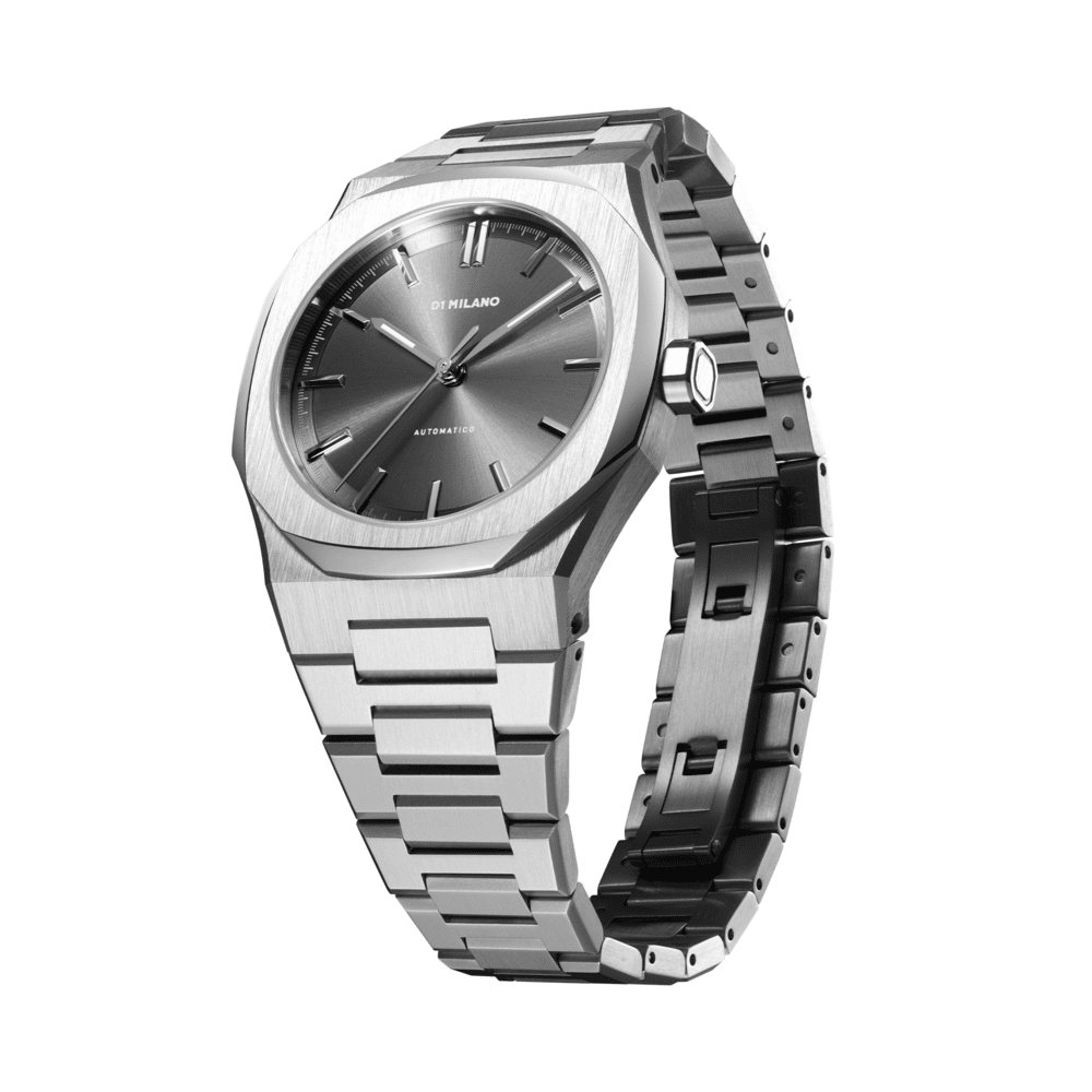 Unisex Automatico Silver 41.5mm Watch