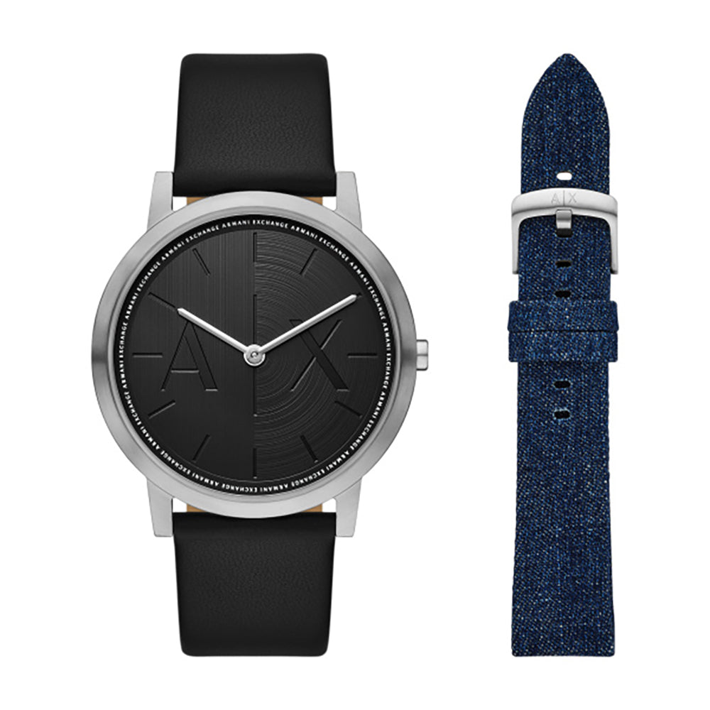 Men Dale Black Watch Set