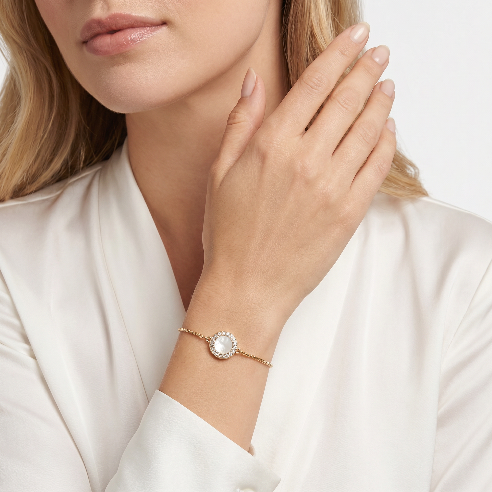 Women White Bracelet