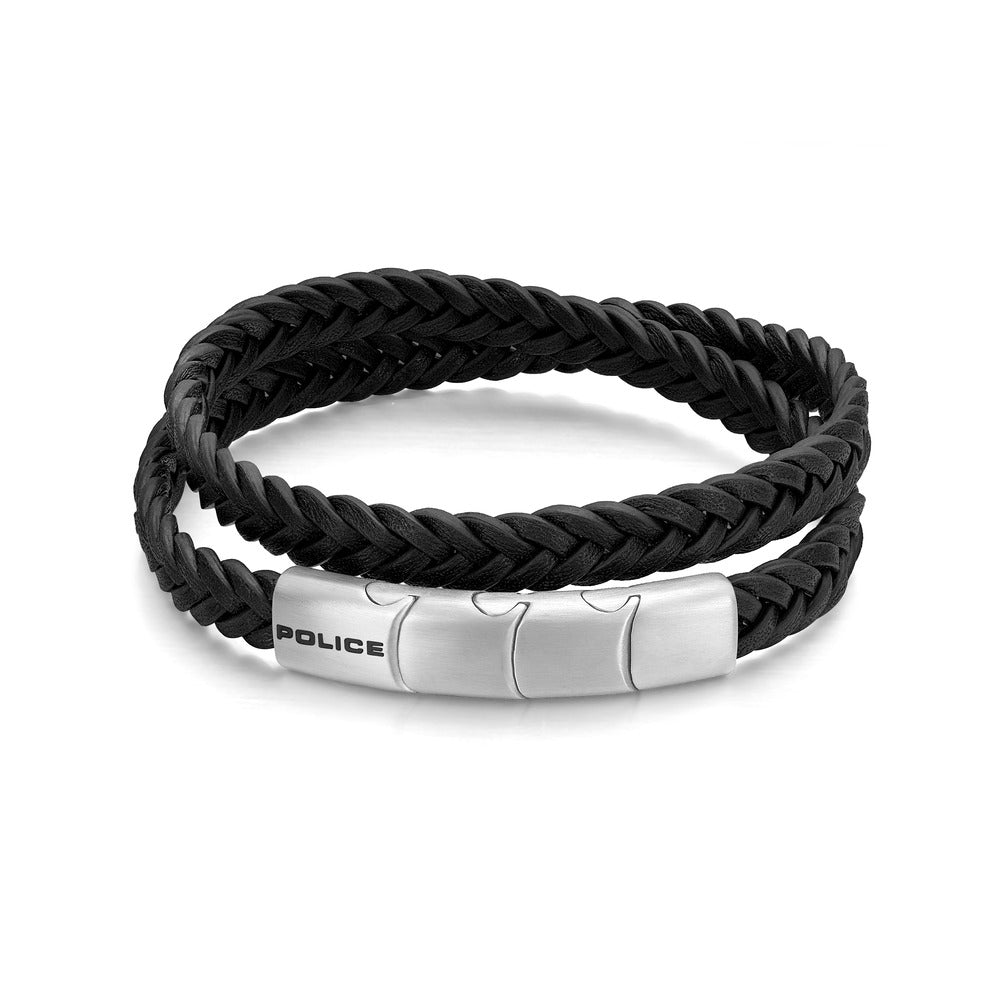 Men Braid Silver Bracelet