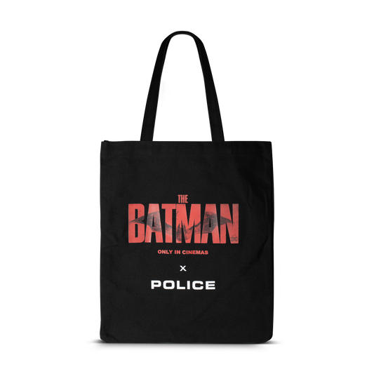 Police Batman Printed Canvas Tote Bag