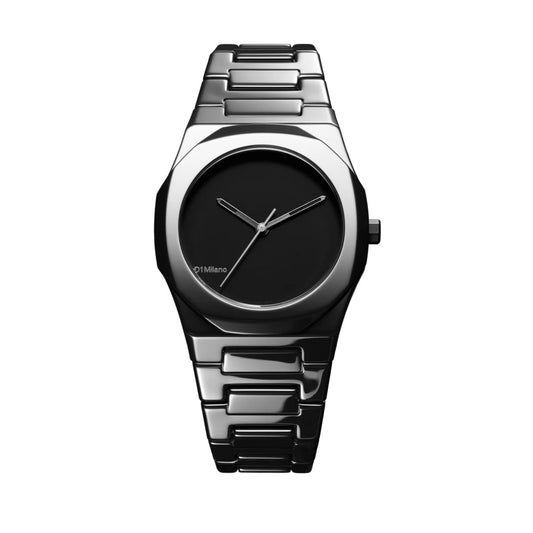 Unisex Ceramic Black 37mm Watch