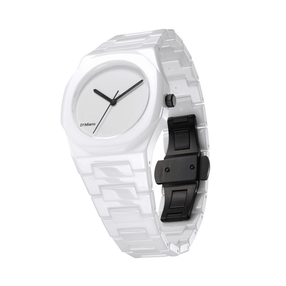 Unisex Ceramic White 37mm Watch