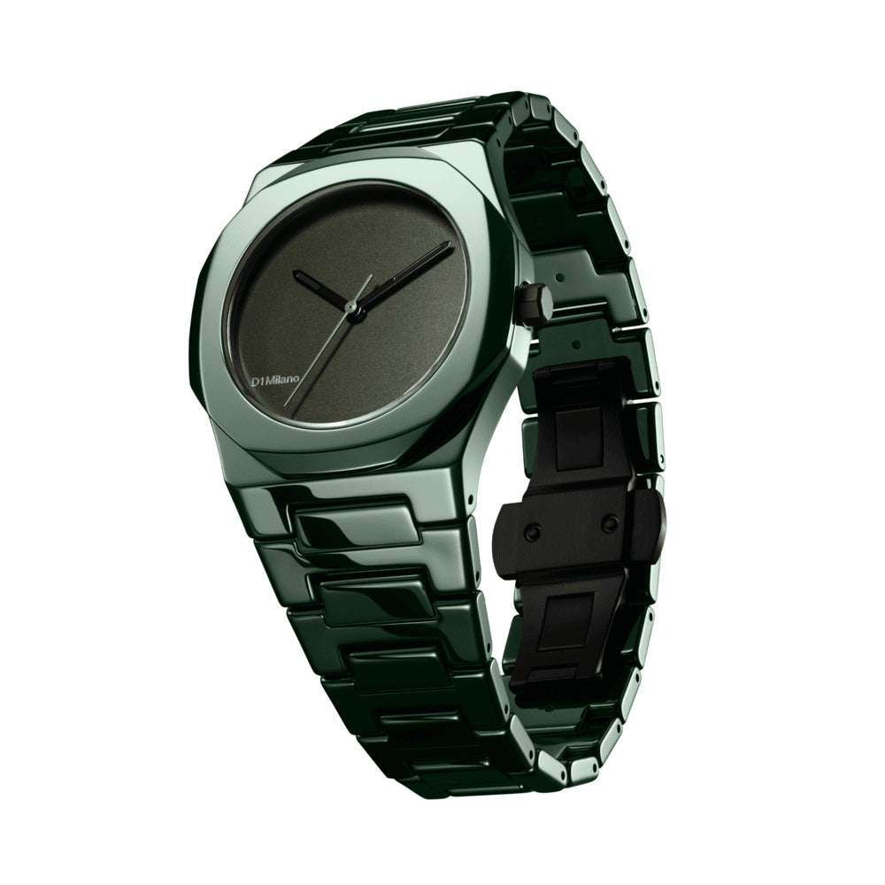 Unisex Ceramic Grey 37mm Watch