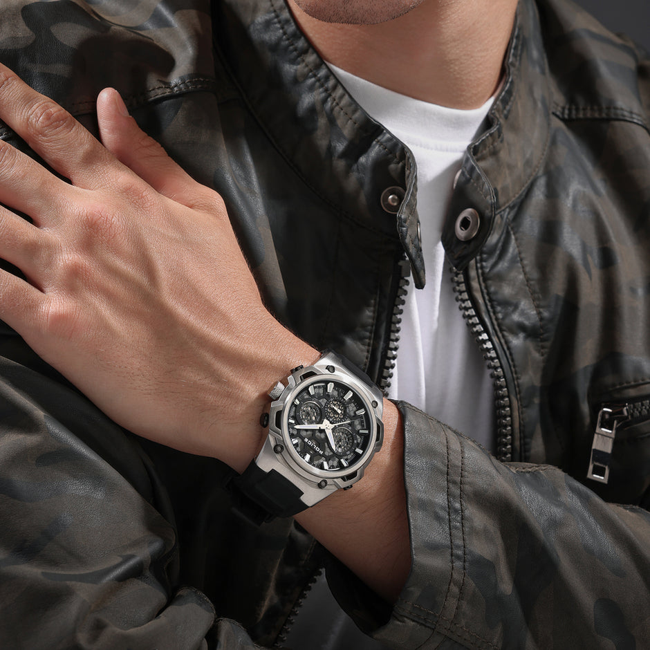 Men Challenger Silver Watch