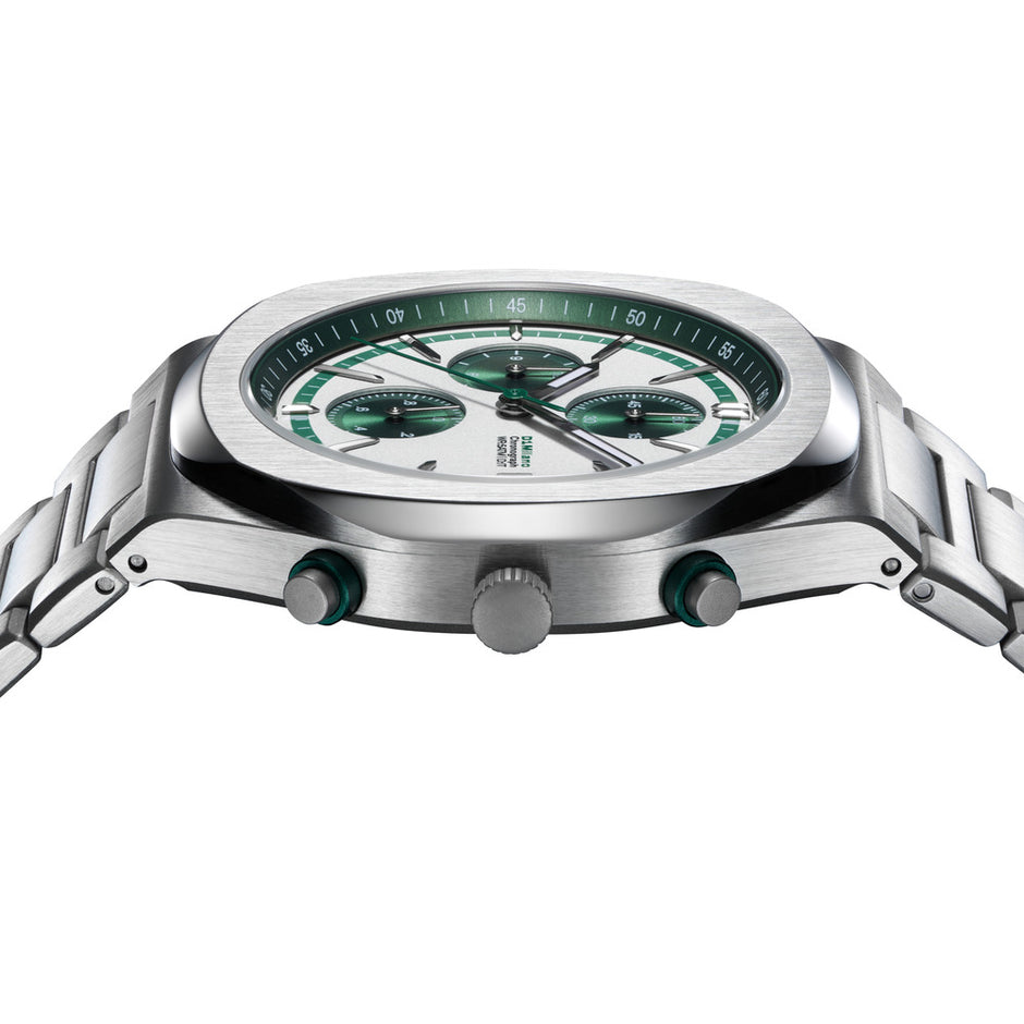 Men Chronograph Silver Watch