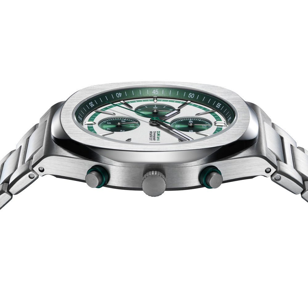 Men Chronograph Silver Watch